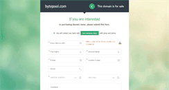 Desktop Screenshot of bytepool.com